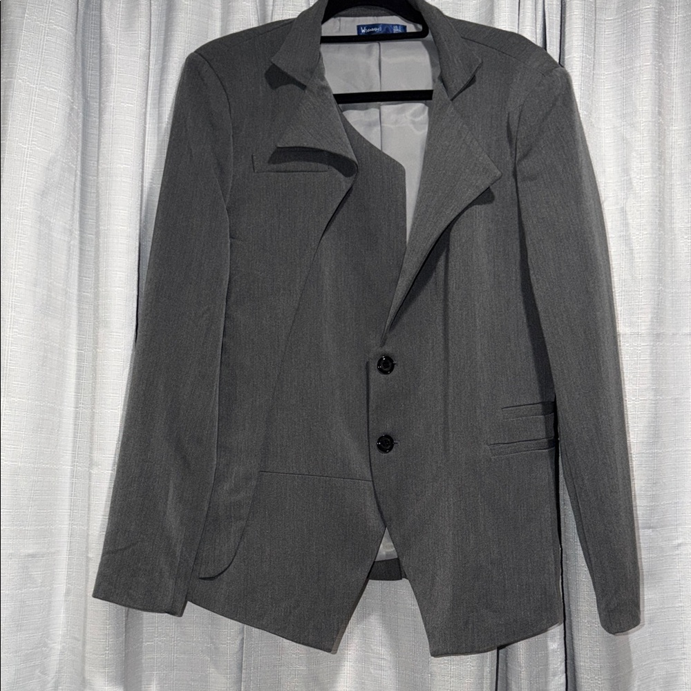 Dabiju Gray Men's Blazer